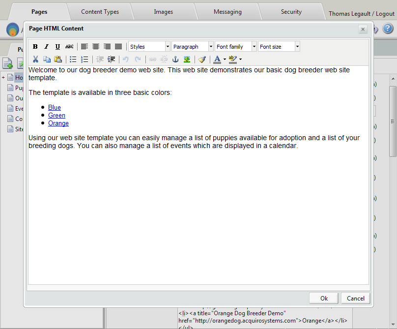 Page Edit HTML - EN